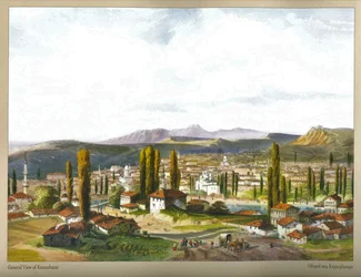 Carlo Bossoli. Karasubasar. Gesamtansicht